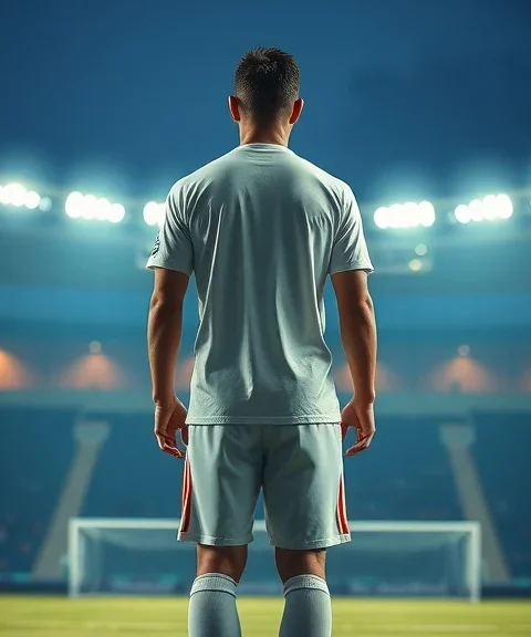 Illustration: football scene for Kylian Mbappé